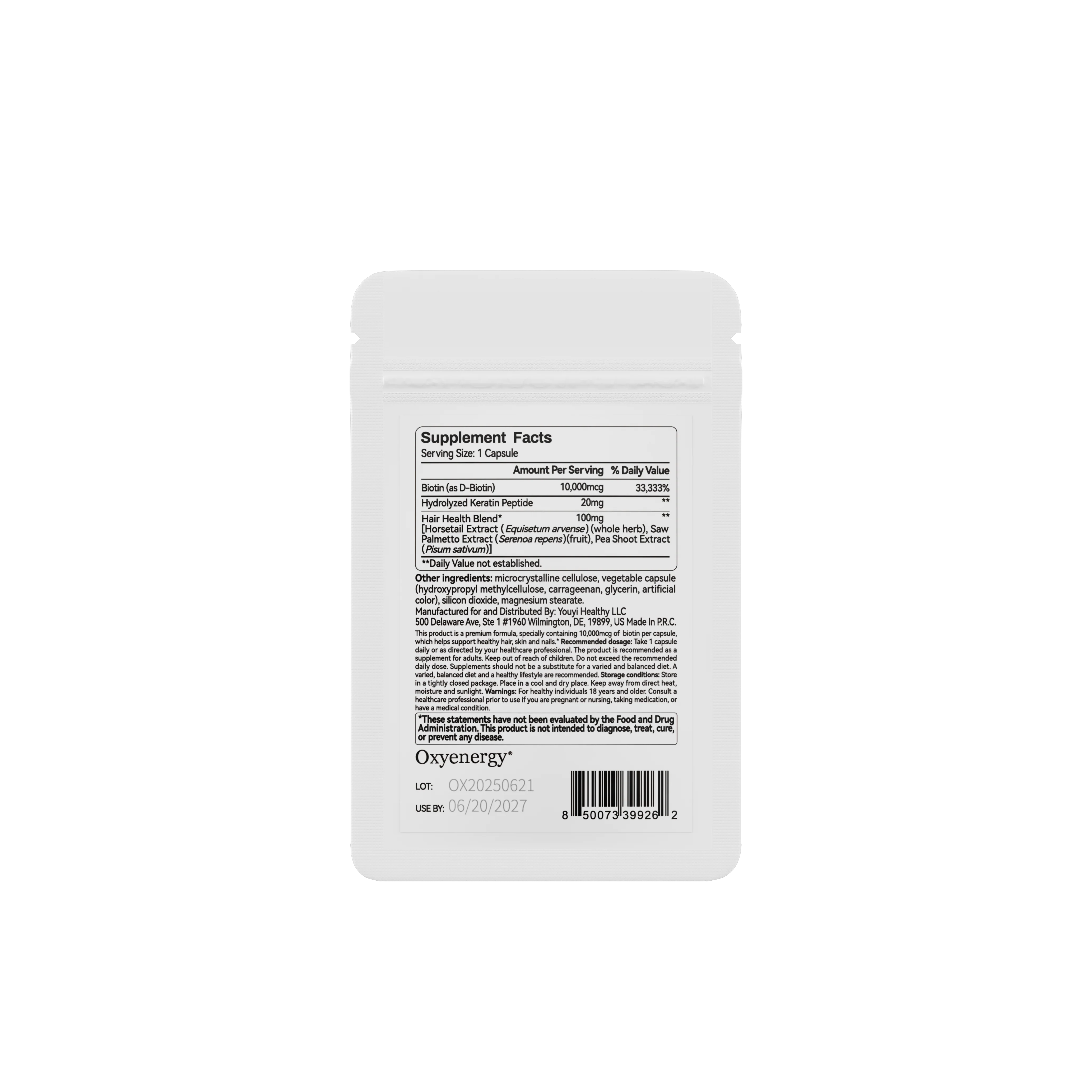BIOTIN Sachet - Trial Pack - Image 2