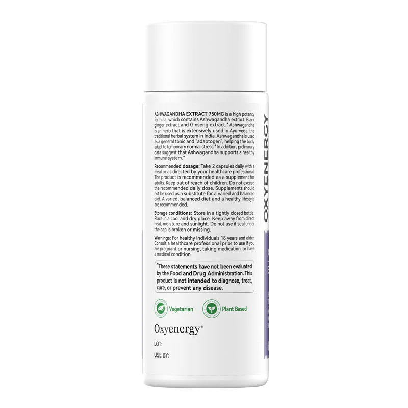ASHWAGANDHA EXTRACT 750MG - Image 5