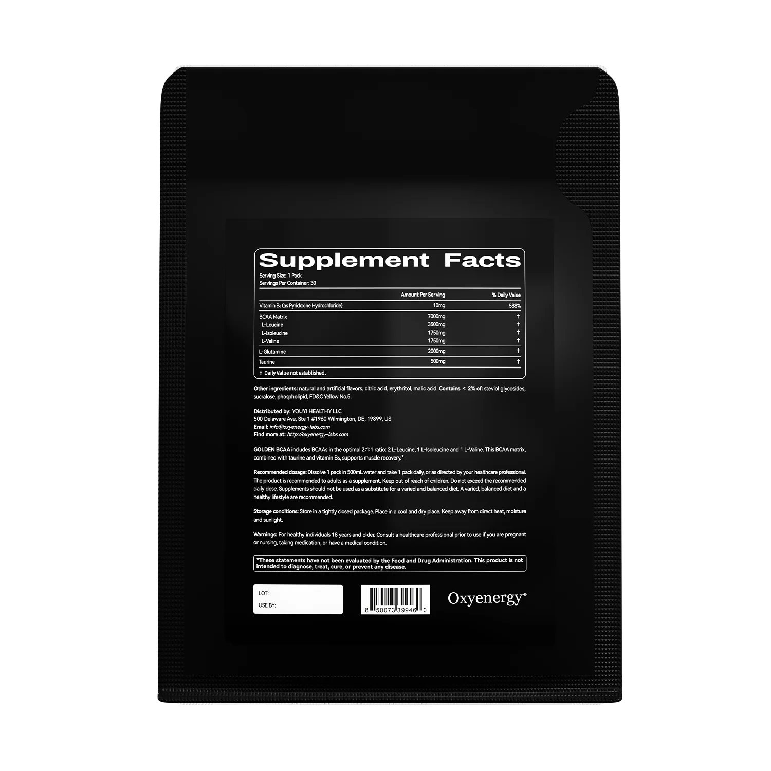 GOLDEN  BCAA - Supports Natural Muscle Strength - Image 4