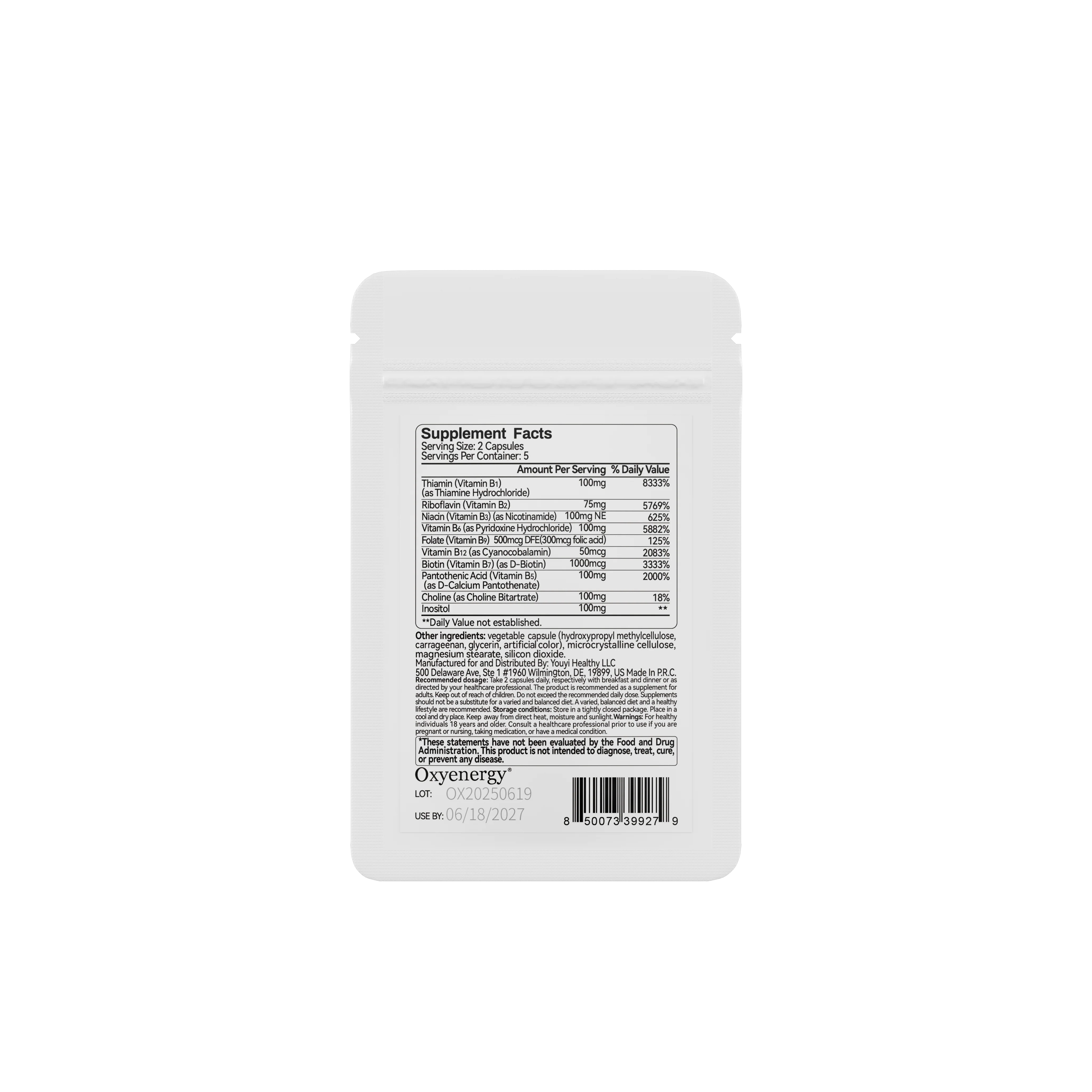 MEGA B Complex Sachet - Trial Pack - Image 2