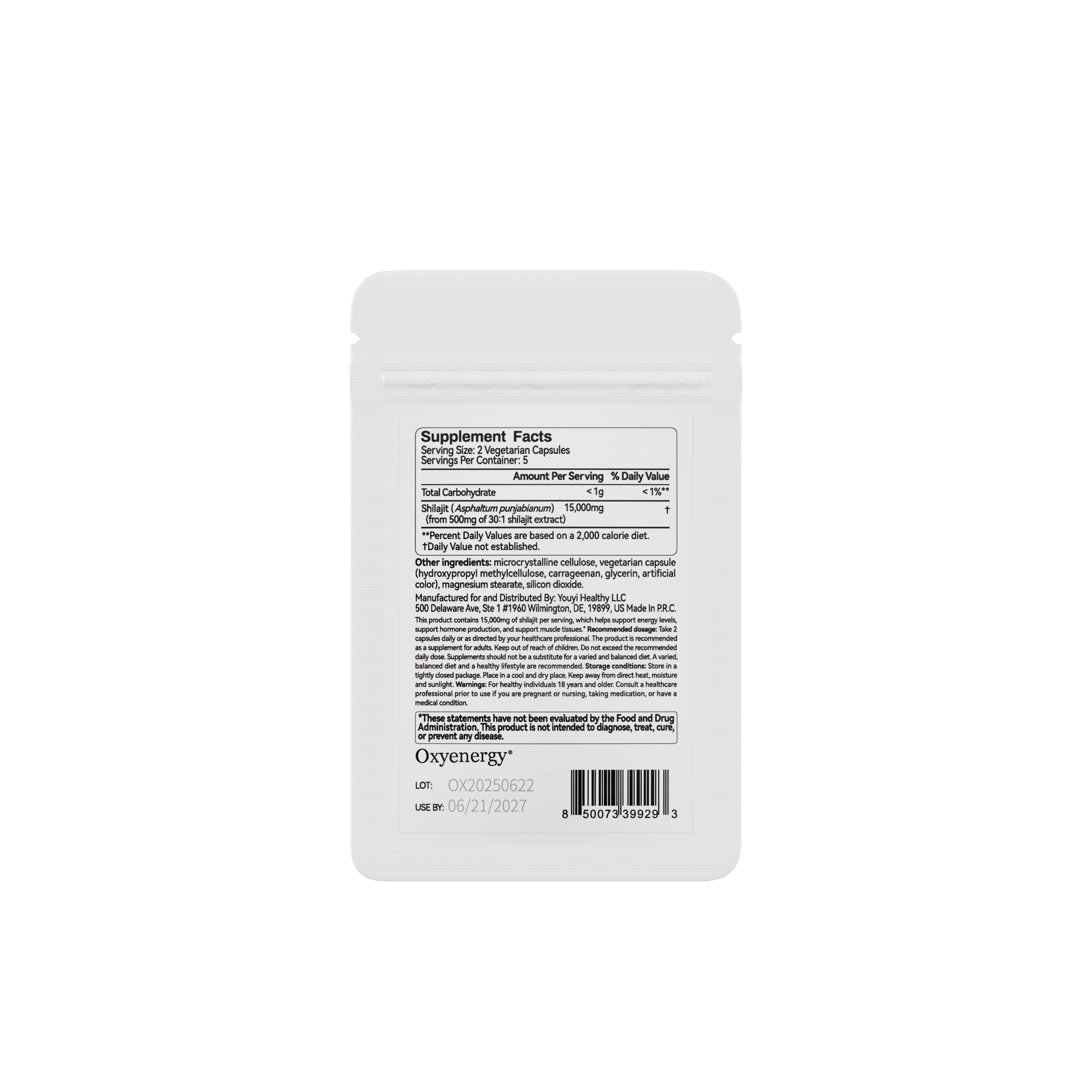 SHILAJIT Sachet - Trial Pack - Image 2